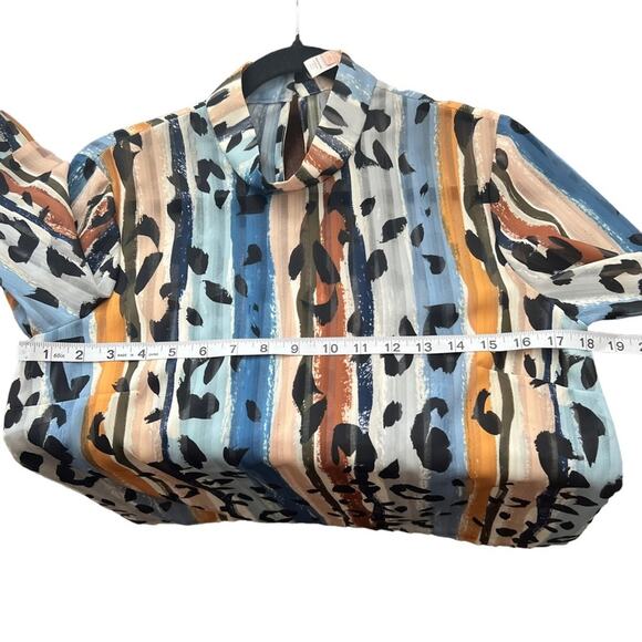 Hutch Anthropologie Melissa Striped Blouse Size XS - Picture 13 of 13